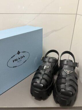 Prada Black Women's Sandals
